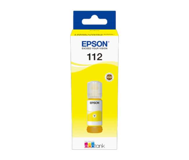 Epson 112 Yellow Ink 70ml C13T06C44A for L Series Printers