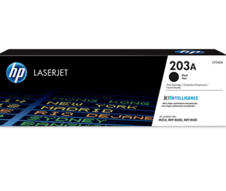 HP 203A Black Original LaserJet Toner Cartridge CF540A