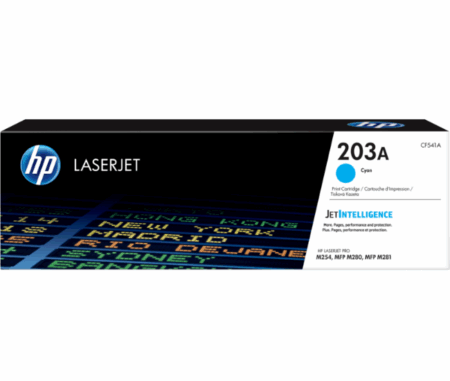 HP 203A Cyan Original LaserJet Toner Cartridge CF541A