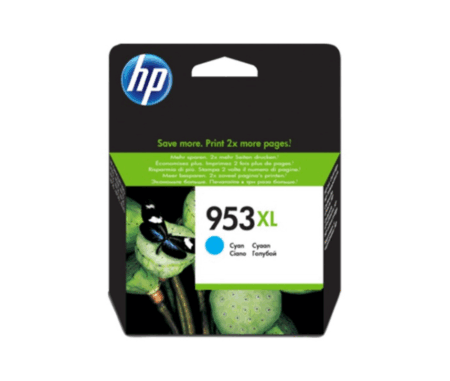 HP 953XL Cyan Ink Cartridge F6U16AE | High Yield Original