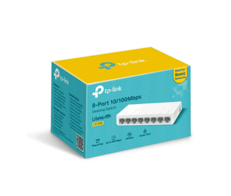 TP-Link 8-Port 10/100Mbps Desktop Network Switch TL-LS1008