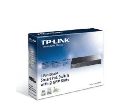 TP-Link 8-Port Gigabit Smart PoE+ Switch 2 SFP TL-SG2210P