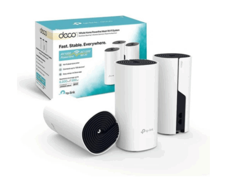 TP-Link TL-DECO P9 Hybrid Mesh Wi-Fi System (3-Pack)