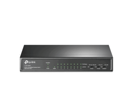 TP-Link TL-SF1009P 9-Port 10/100Mbps PoE+ Desktop Switch