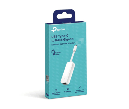 TP-Link USB Type C to Gigabit Ethernet Network Adapter Plug and Play - TL-UE300C