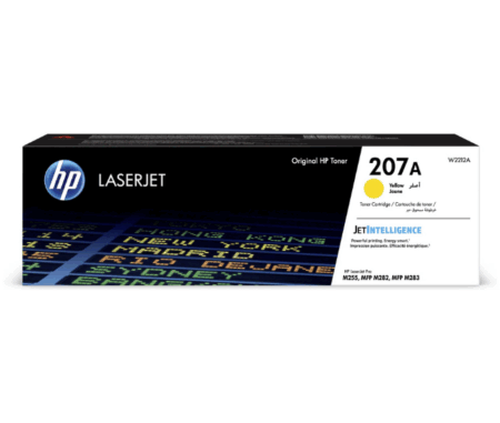 HP 207A Yellow LaserJet Toner Cartridge – W2212A