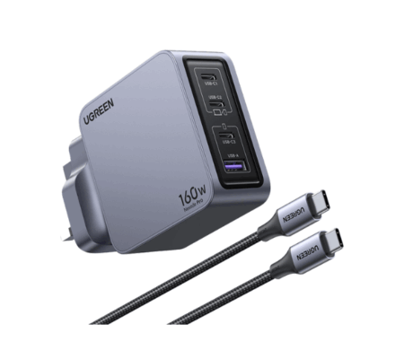 UGREEN Nexode Pro 160W GaN Charger + 240W Cable – X763