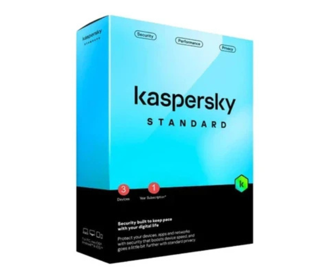 Kaspersky Standard 3 User 1-Year Antivirus License 2